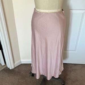 NEVER worn satin/silk skirt